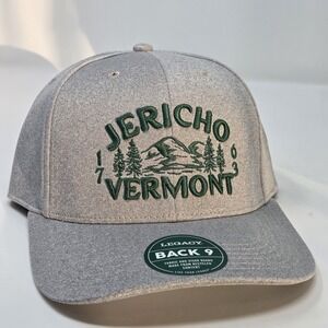 NEW Jericho Vermont Hat Cap Adjustable Heather Gray Legacy Brand